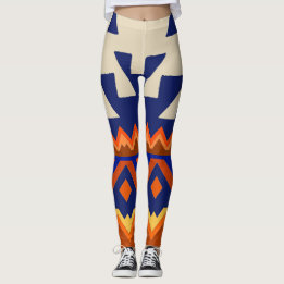 Aztec-läggoner Leggings
