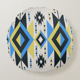 Aztec-länkar Rund Kudde