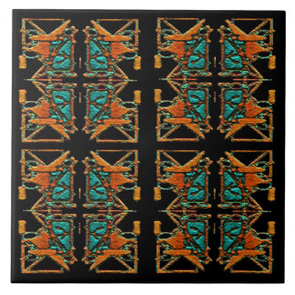 Aztec Mandala Kakelplatta