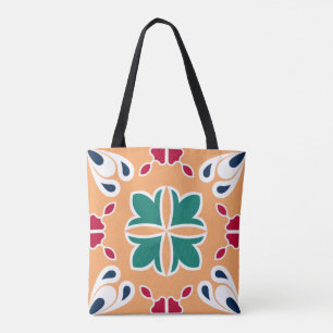 Aztec marockanska mosaikplattans Elegant och Chic Tygkasse