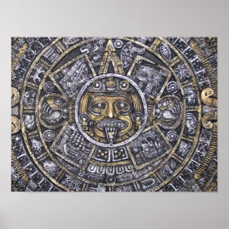 Aztec/Mayan Calendar Poster