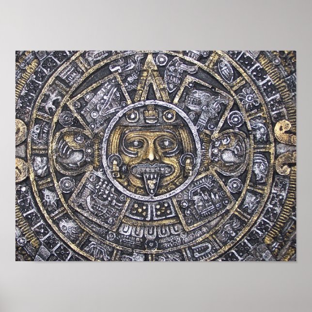 Aztec/Mayan Calendar Poster (Framsidan)