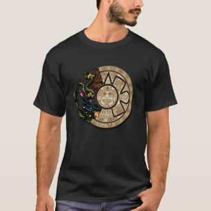 Aztec Mayans Kalender Tillverkad I Mexiko Kalender T Shirt