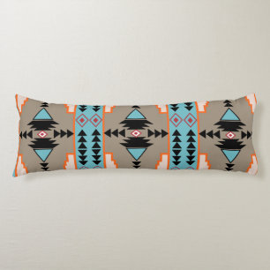 Aztec Mexican Geometric Mönster Kroppskudde