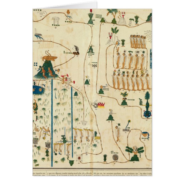 Aztec Mexico Valley 2 Hälsningskort (Framsidan)