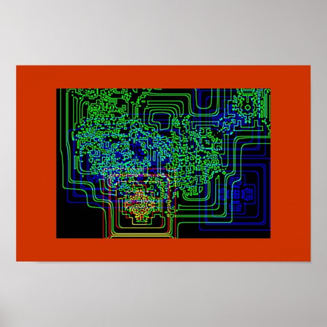 Aztec Microchip Poster (Framsidan)