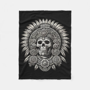 Aztec Mictlantecuhtli Mexikanska Pridet Boxing Fleecefilt