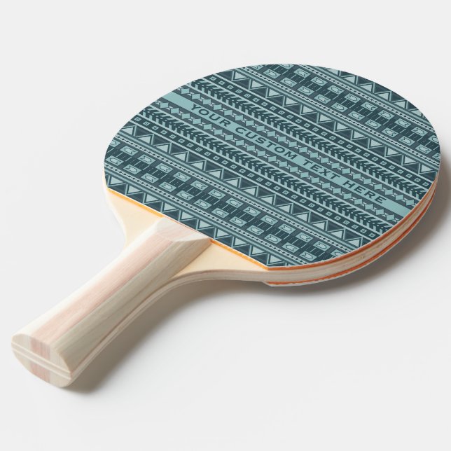Aztec Mönster anpassningsbar ping pong paddle Pingisracket (Frontvinkel)