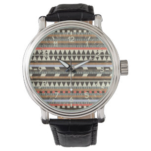 aztec mönster armbandsur