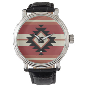 Aztec mönster armbandsur