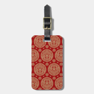 Aztec mönster bagagebricka