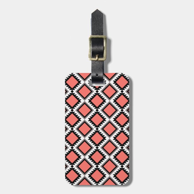 Aztec mönster bagagebricka (Vertikal Framsida)