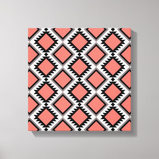 Aztec mönster canvastryck (Framsida)
