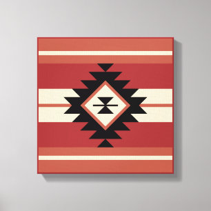 Aztec mönster canvastryck