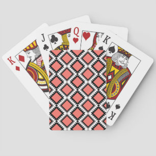 Aztec mönster casinokort