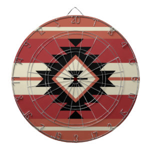Aztec mönster darttavla
