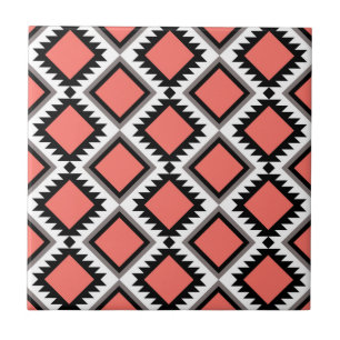 Aztec mönster kakelplatta