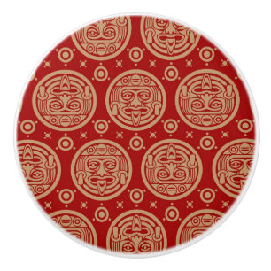 Aztec mönster knopp