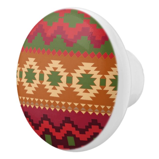 Aztec Mönster Knopp (Höger)