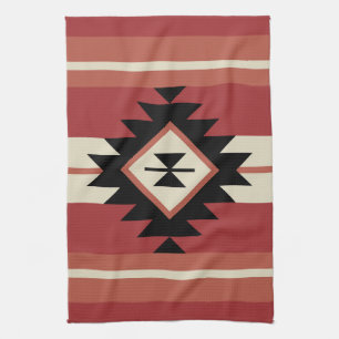 Aztec mönster kökshandduk