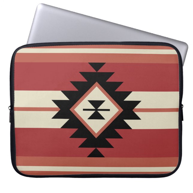 Aztec mönster laptop fodral (Framsidan)