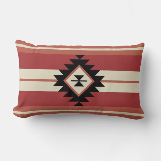 Aztec mönster lumbarkudde (Framsida)
