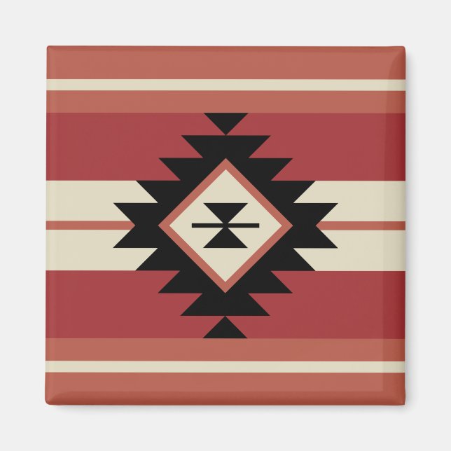 Aztec mönster magnet (Framsidan)