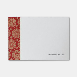 Aztec mönster post-it block