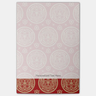 Aztec Mönster Post-it Block