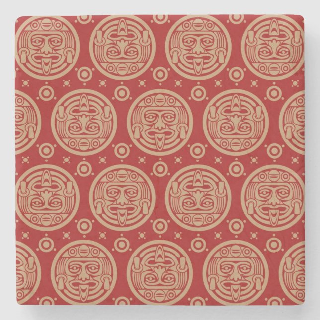 Aztec mönster stenunderlägg (Framsidan)