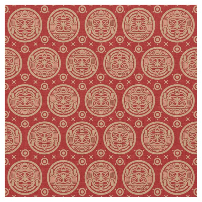 Aztec mönster tyg (Närbild)
