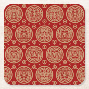Aztec mönster underlägg papper kvadrat