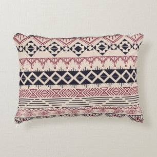 Aztec mönster. Vintagens stambakgrund Prydnadskudde