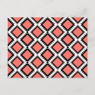 Aztec mönster vykort