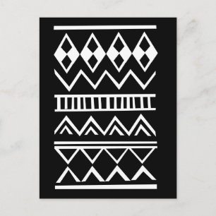 Aztec mönster vykort