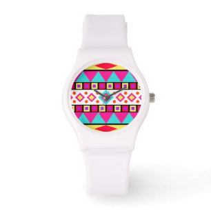 Aztec Mönster Watch for Women Armbandsur