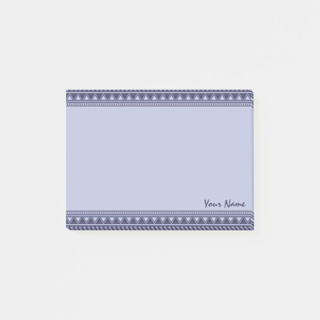 Aztec mönsteranpassningsbar som Posta-Det noterar Post-it Block (Framsida)