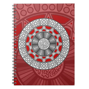 Aztec möter Alien anteckningsbok Med Spiral
