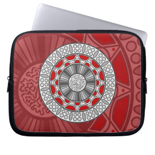 Aztec möter Alien bärbar dator Fodral