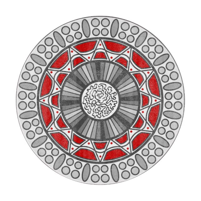 Aztec möter Alien Glasskärbräda (Framsidan)