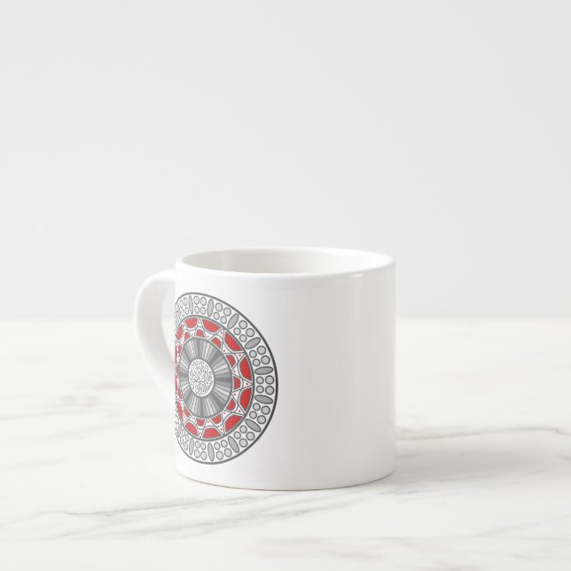 Aztec möter Alien Specialmugg Espressomugg (Framsida vänster)