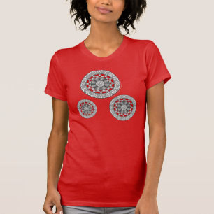 Aztec möter Alien Women's Mörk Shirt Tee