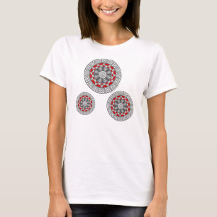 Aztec möter utomjordingkvinnors lätta skjorta tee