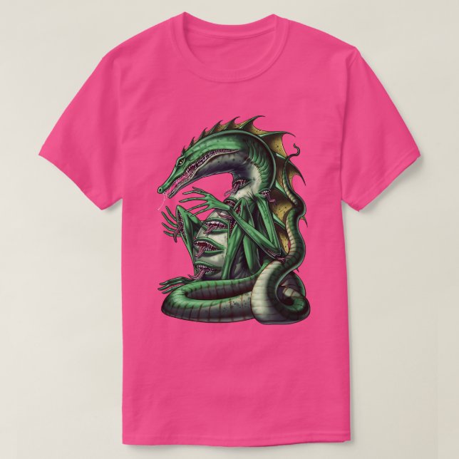 Aztec Mythology Creature Cipactli T Shirt (Design framsida)