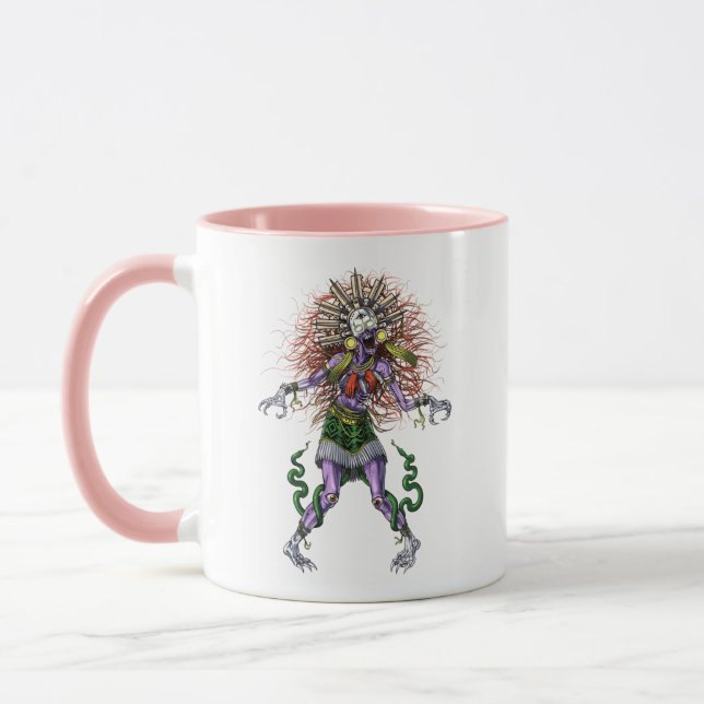 Aztec Mythology Deity Tzitzimitl Mugg (Vänster)
