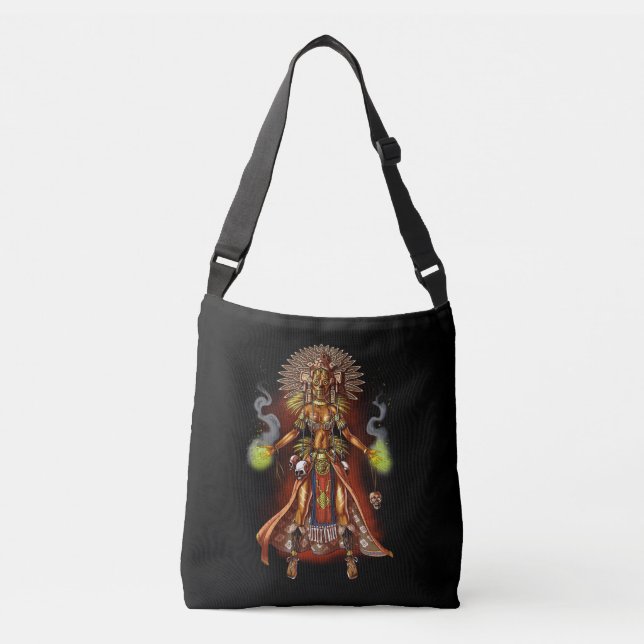 Aztec Mythology God Managua Axelväska (Framsida)