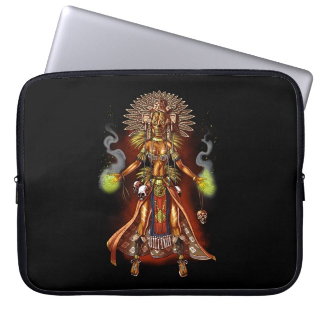 Aztec Mythology God Managua Laptop Fodral (Framsidan)