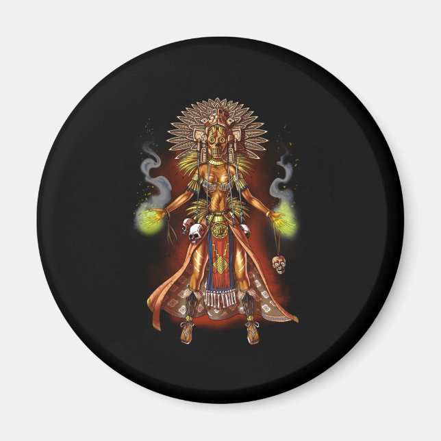 Aztec Mythology God Managua Magnet (Framsidan)