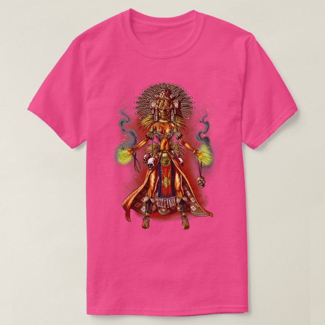 Aztec Mythology God Managua T Shirt (Design framsida)