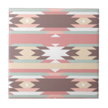 Aztec Native American Design Tile